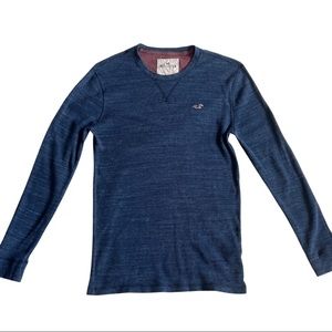 Hollister Men's Long Sleeve Sweater / Small / Blue